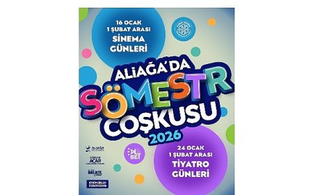 Aliağa Belediyesi’nden Sömestr Özel Tiyatro ve Sinema Günleri