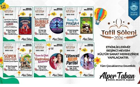 İnegöl’de Ara Tatil Çocuklar İçin Şölene Dönüşüyor