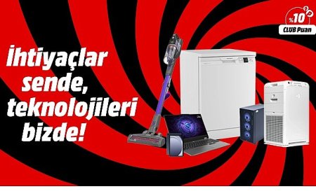 “İhtiyaçlar Sizde Teknolojileri MediaMarkt’ta” Kampanyası devam ediyor