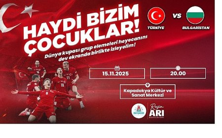 A Milli Takımımızın İki Maçını da Dev Ekranda Seyrediyoruz