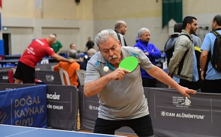 Ulusal Bursa Veteran Masa Tenisi Turnuvası Sona Erdi