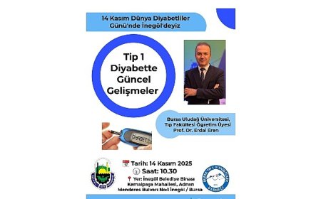 İnegöl Belediyesi’nden Dünya Diyabet Günü’ne Özel Seminer Daveti