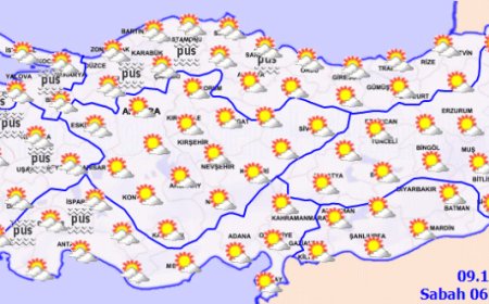 Kuzeybatıya yağmur geliyor, sıcaklıklar mevsim normallerinin üstünde