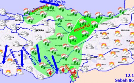 Yurtta bugün soğuk ve yağışlı hava etkili olacak