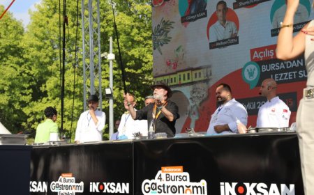 Ünlü şeflerden Bursa ürünleriyle lezzet tabağı