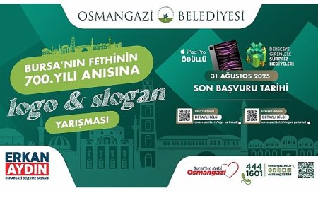 Osmangazi Belediyesi’nden fethin 700’üncü yılına özel logo ve slogan yarışması