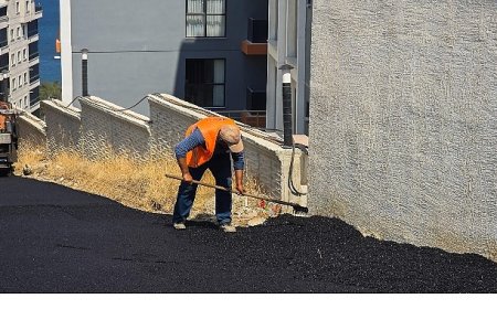 Hisar Mahallesi’nde Asfalt Çalışması