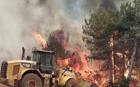 İnegöl’ün Dayanışma Ruhu Yangın Bölgesinde
