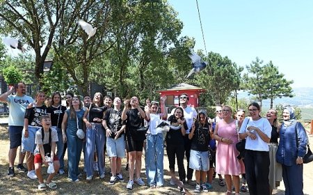 Bosnalı öğrenciler Osmangazi’de hayvan sevgisiyle buluştu