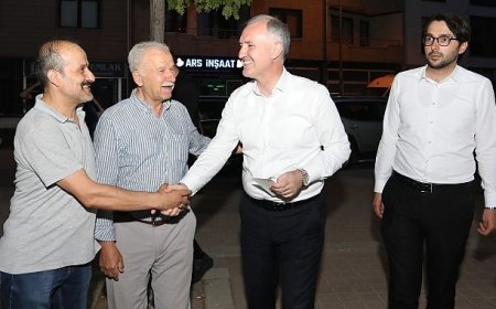 Başkan Alper Taban Sinanbey’de Vatandaşlarla Buluştu