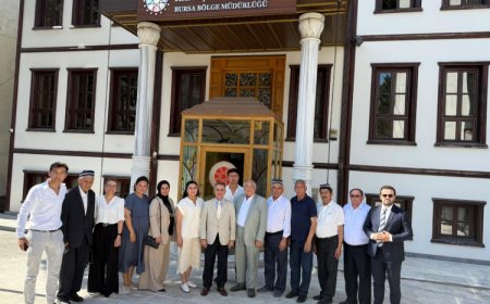 Özbek gazeteciler Bursa’ya hayran kaldı