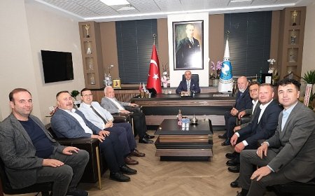 Başkan Şadi Özdemir’den Marmarabirlik’e hayırlı olsun ziyareti