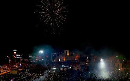 Havai fişek gösterisi muhteşemdi