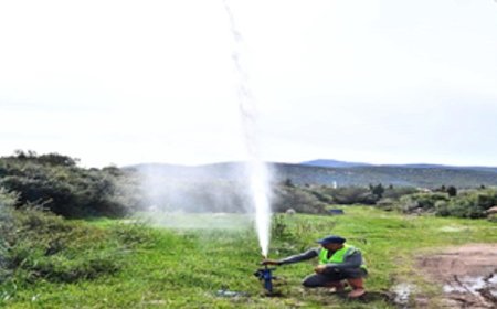 Dikili Yahşibey Sulama Göleti İletim Hattı tamamlandı