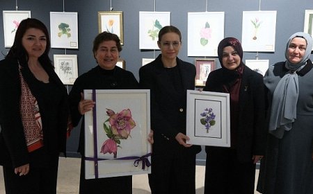 Renklerin ahenkle dans ettiği sergi