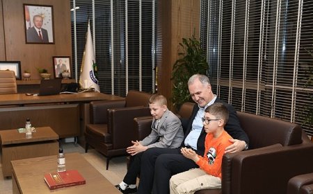 Başkan Taban Otizmli Çocuklarla Buluştu