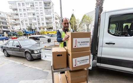 Karşıyaka Belediyesi’nden ihtiyaç sahiplerine Ramazan kolisi