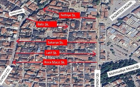 İnegöl’de 2 Mahallede 5 Sokakta Tek Yön Uygulaması Başladı