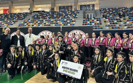 Kartepe halk oyunları topluluğu birinci oldu