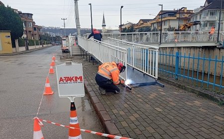 Akarca Yaya Köprüsü’ne engelli rampası