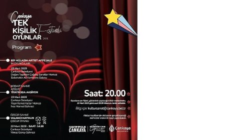 Çankaya tek kişilik oyunlar festivali başlıyor 