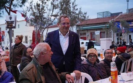 Cunda adasındaki iftara binler katıldı…