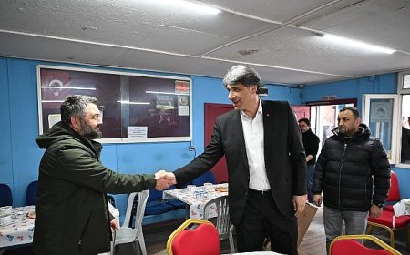 Başkan Kocaman ağasar derneğini ziyaret etti 