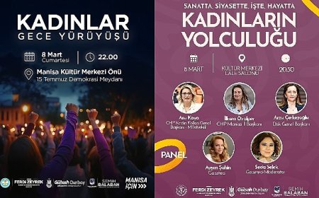 Manisa’da 8 Mart’a Özel Etkinlikler