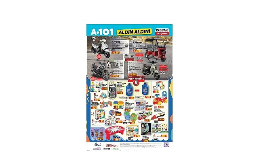 15 Ocak’ta A101’de Mobilite Ürünleri Tüketicileri Bekliyor