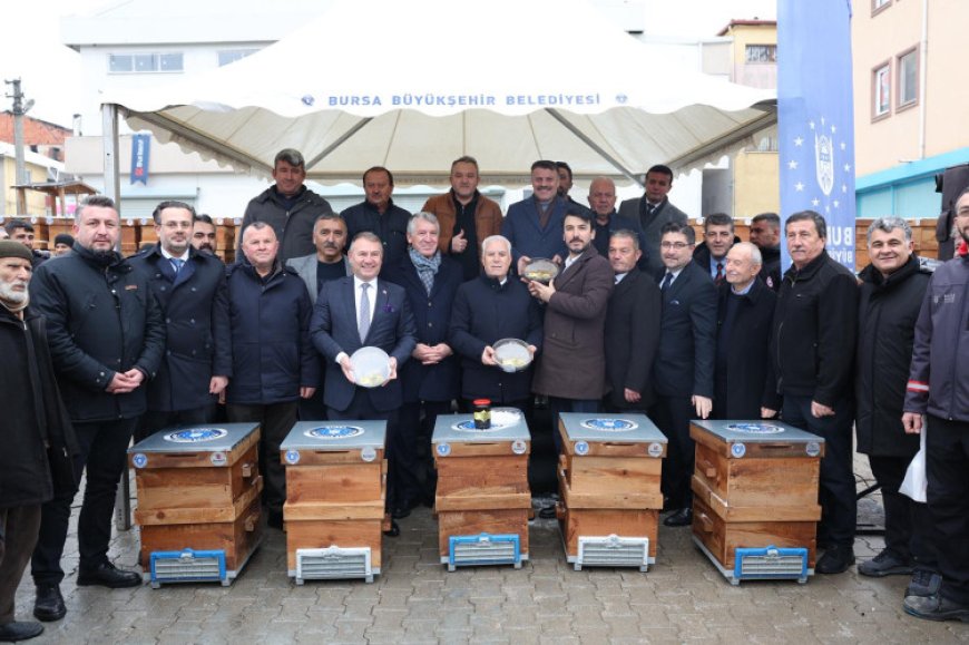 Bursa’dan dağ yöresine arı kovanı desteği