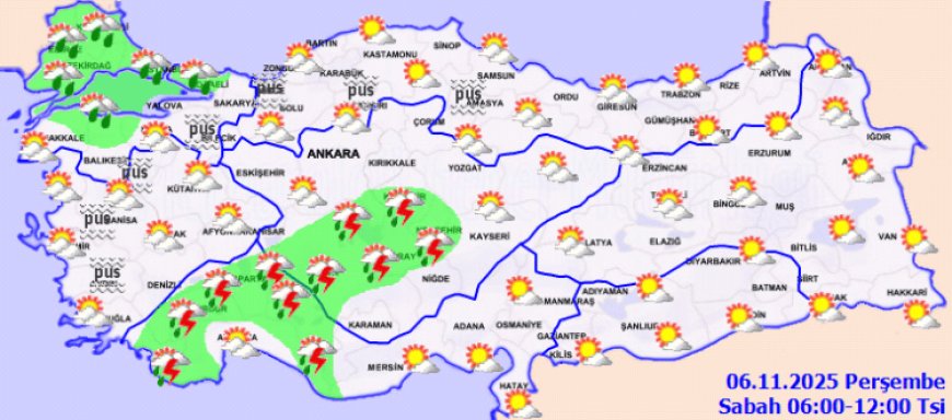 Yurt genelinde sağanak ve bulutlu hava bekleniyor
