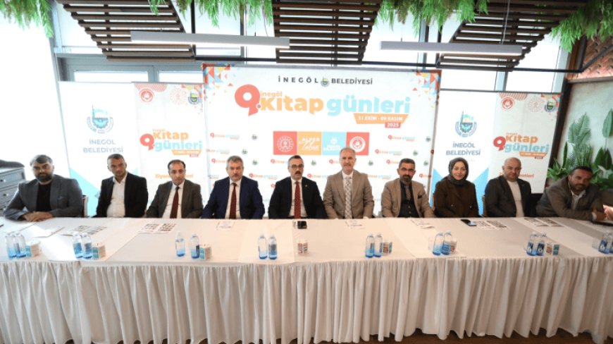 Bursa İnegöl’de 9’uncu kitap günleri başlıyor