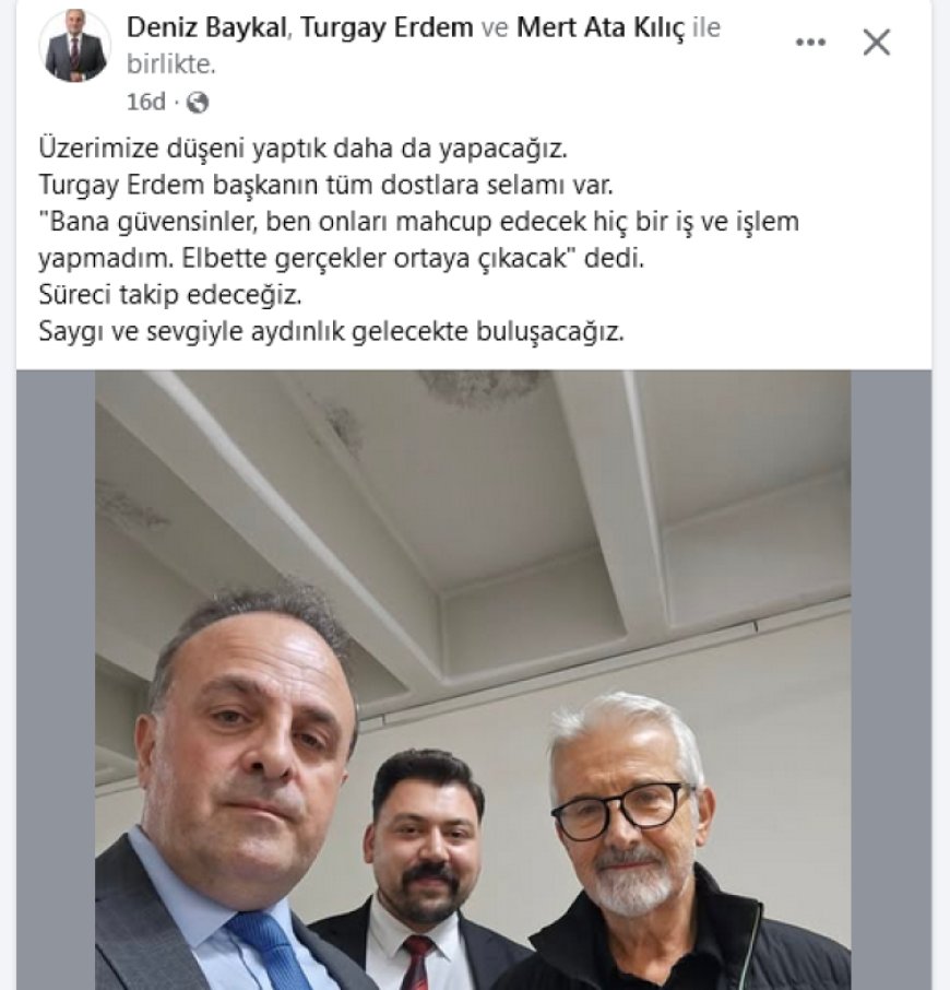 Turgay Erdem’den avukatı aracılığıyla mesaj: Gerçekler ortaya çıkacak, mahcup etmedim