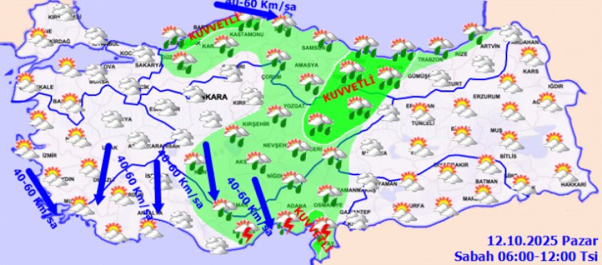 Yurtta bugün soğuk ve yağışlı hava etkili olacak