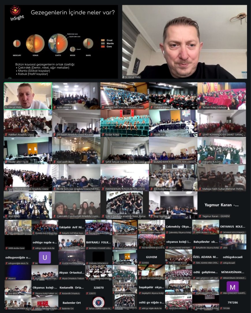 GUHEM’in çevrimiçi uzay programına 70 bin öğrenci katıldı