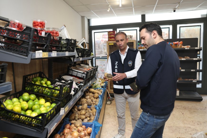 Bursa Nilüfer’de halk sağlığı için marketlere sıkı denetim