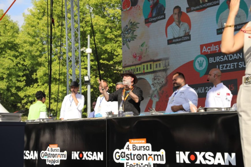 Ünlü şeflerden Bursa ürünleriyle lezzet tabağı