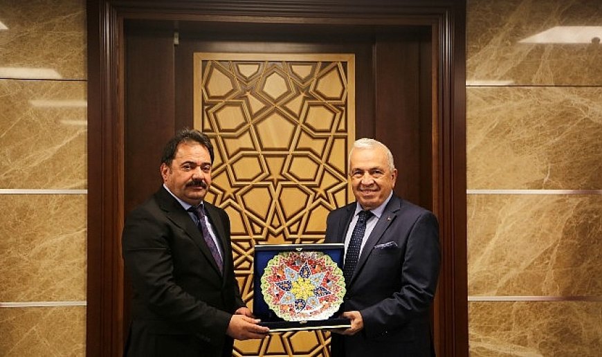 Başkan Şadi Özdemir’den Emniyet Müdürü Gökce’ye hayırlı olsun ziyareti