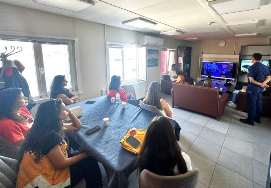 Mudanya sahili açıklarında tıbbi tahliye eğitimi