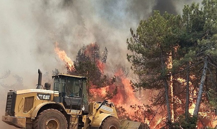 İnegöl’ün Dayanışma Ruhu Yangın Bölgesinde