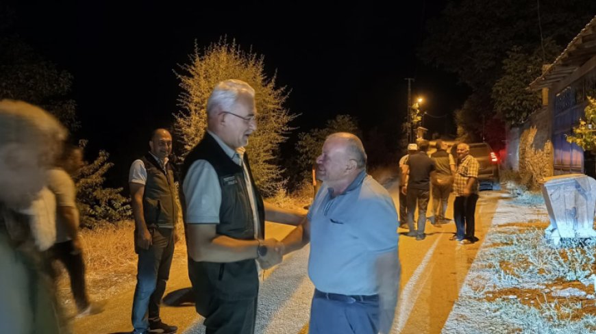 Orman Genel Müdürü Karacabey’den yangın kahramanına ziyaret