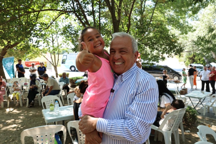 Bursa Nilüferli çocuklar yaz kütüphanesinde okula hazırlandı