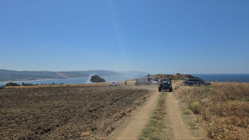 Mudanya kırsalında yangın! Buğday tarlası son anda kurtarıldı