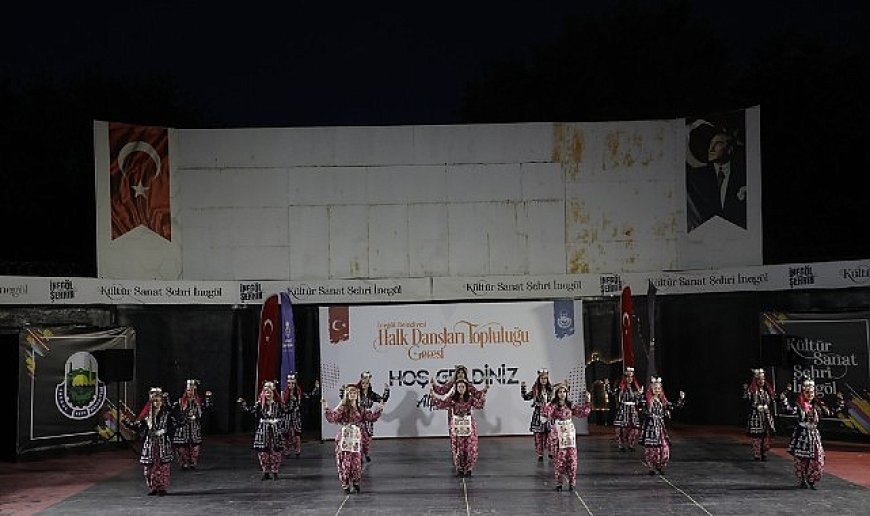 İnegöl’de Halk Dansları Gecesi İle Yaz Etkinlikleri Başladı