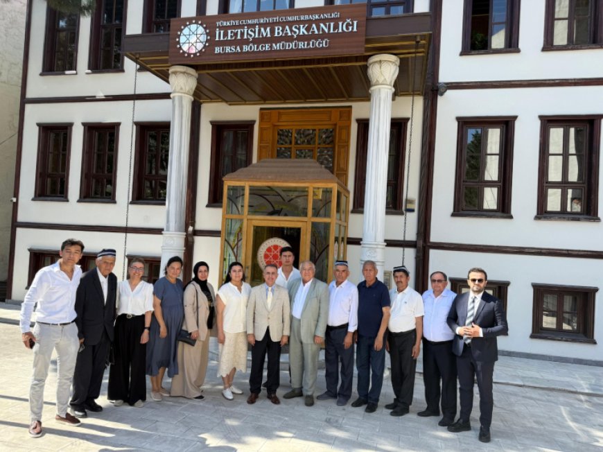 Özbek gazeteciler Bursa’ya hayran kaldı