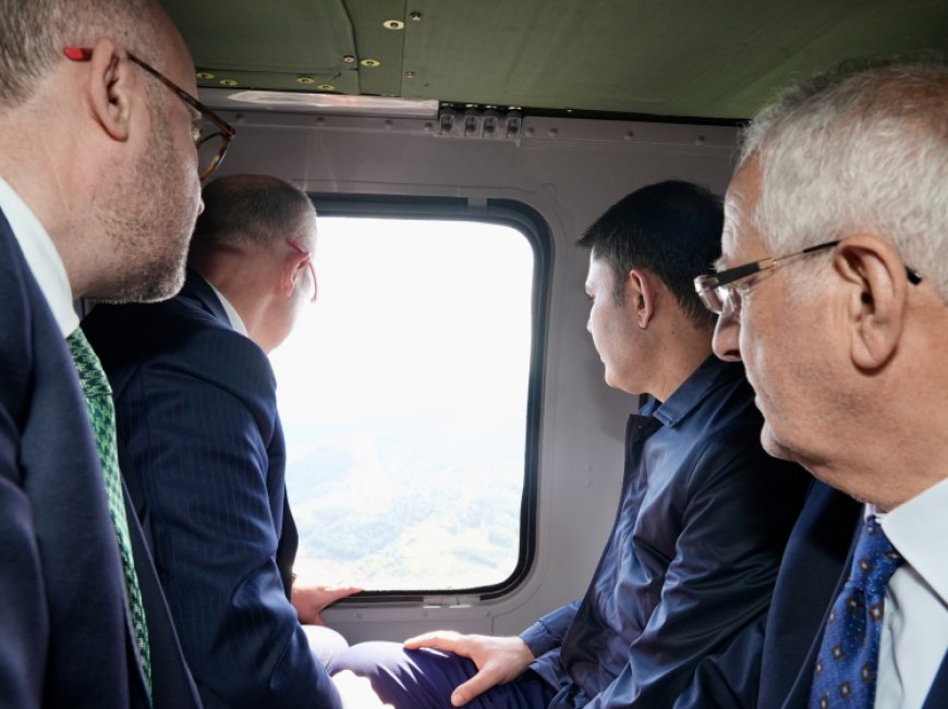 Bakan Kurum Bursa’yı havadan denetledi, talimatları verdi