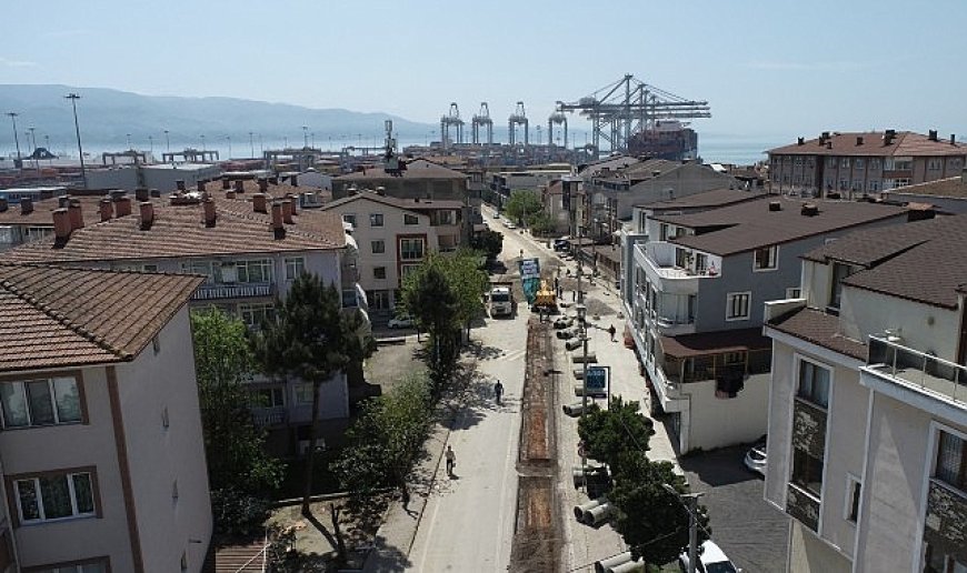 Körfez Mimar Sinan Mahallesi’nde 44 Kilometrelik Altyapı Yatırımı Sürüyor