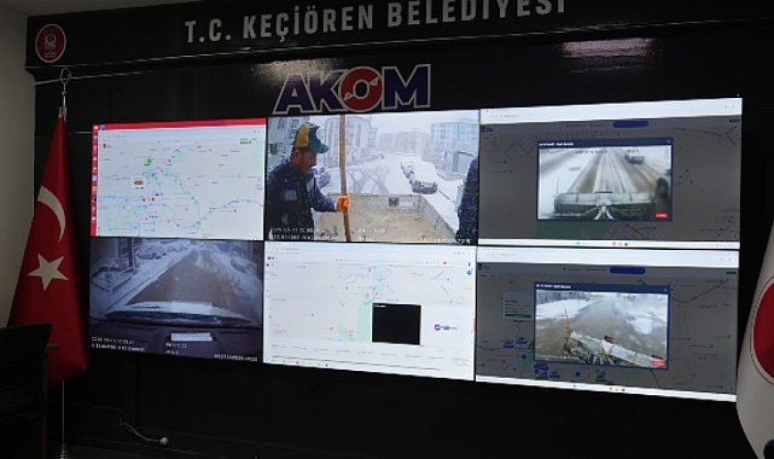 Kar yere düştü, ekipler sahaya indi