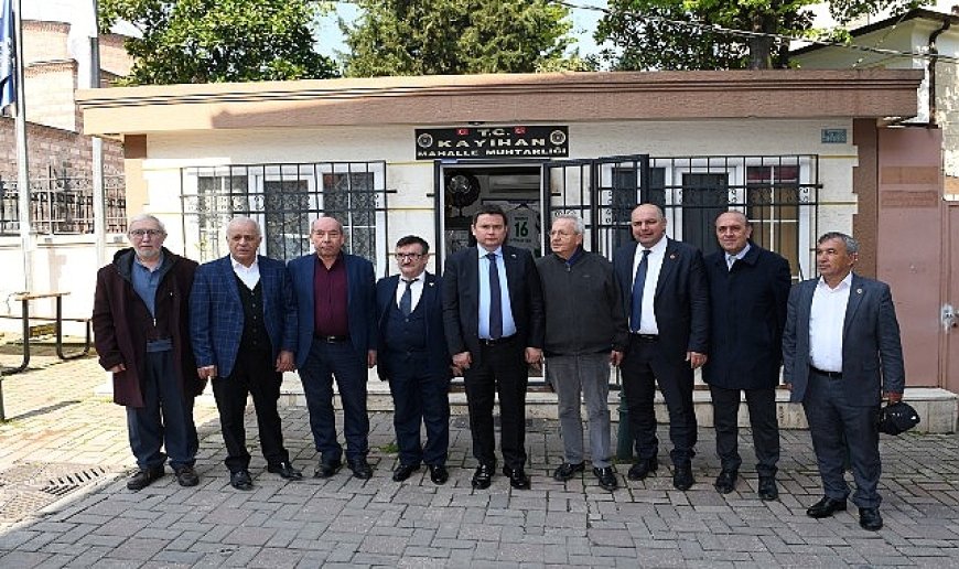Başkan Aydın, Kayıhan Çarşısı esnafı ile buluştu