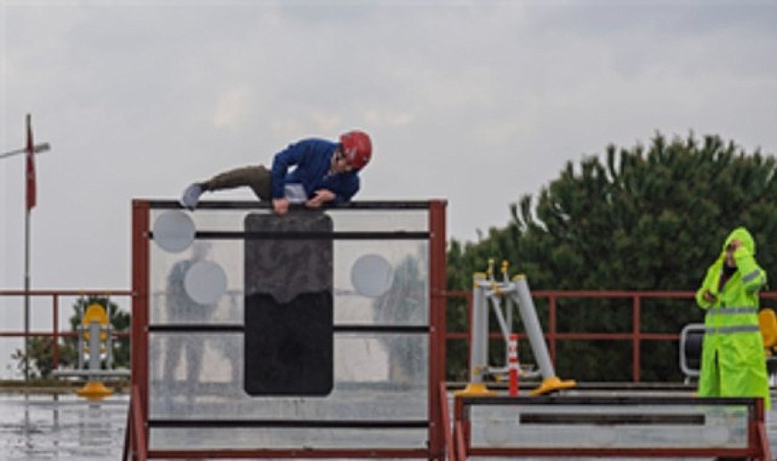 İtfaiyeci olmak için ter döküyorlar